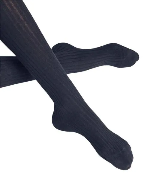 Women Cross Knit Women Tights Space Blue FALKE Tights and Leggings