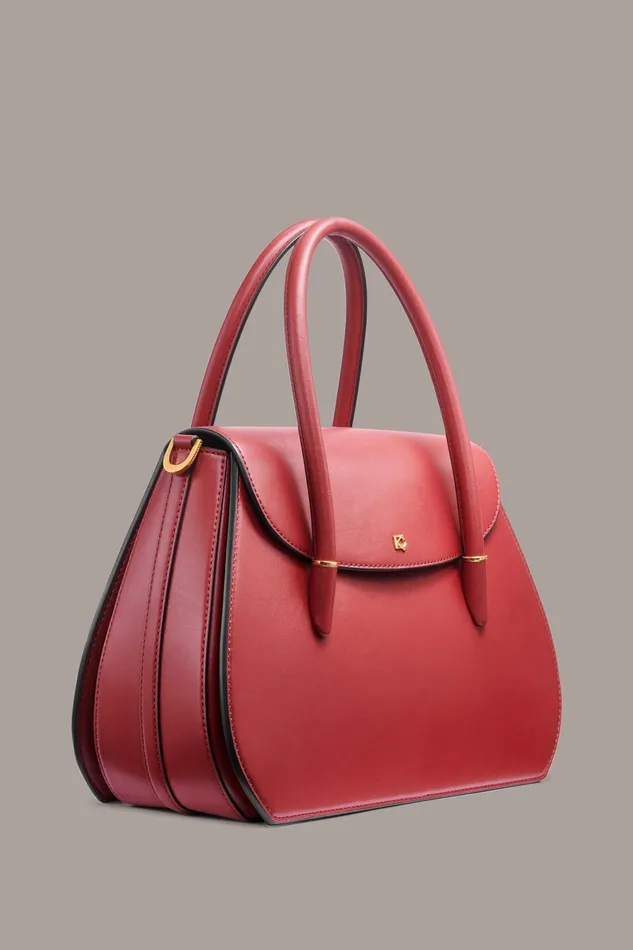 Women Crossbody Bags And Satchels Donna Karan BELLEROSE SATCHEL Claret