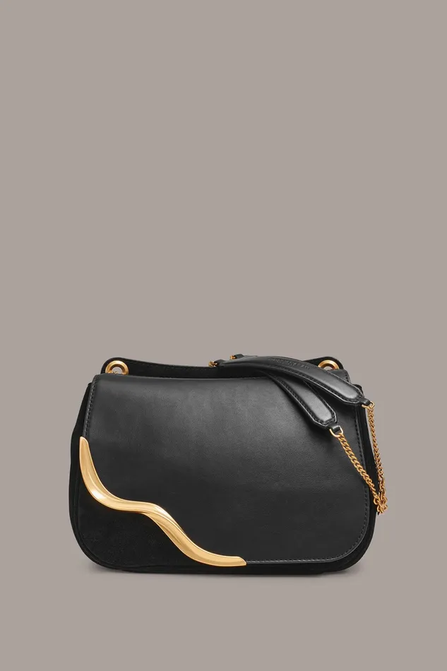 Women Crossbody Bags And Satchels Donna Karan MALVERNE CROSSBODY BAG Black