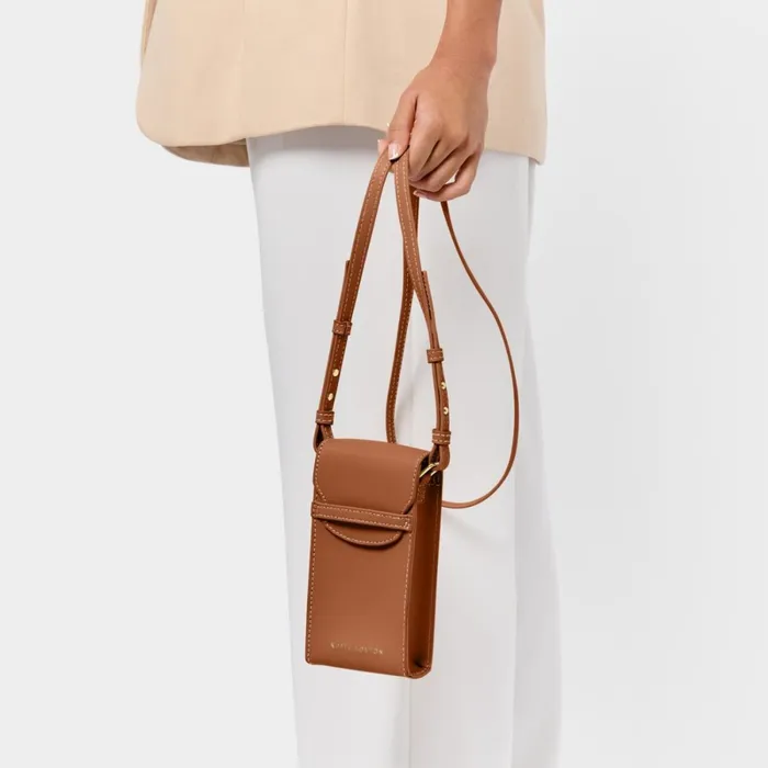 Women Crossbody Bags Katie Loxton Cece Crossbody Phone Bag In Cognac