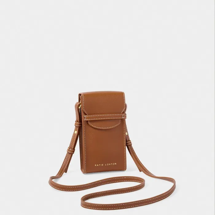 Women Crossbody Bags Katie Loxton Cece Crossbody Phone Bag In Cognac