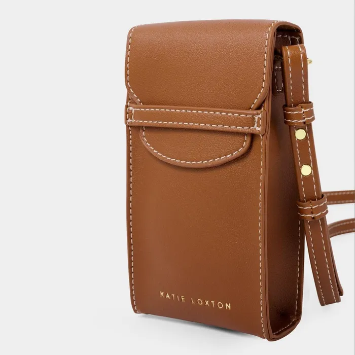 Women Crossbody Bags Katie Loxton Cece Crossbody Phone Bag In Cognac
