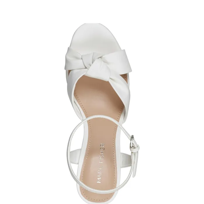 Women Deren Platform Sandal White Marc Fisher Sandals