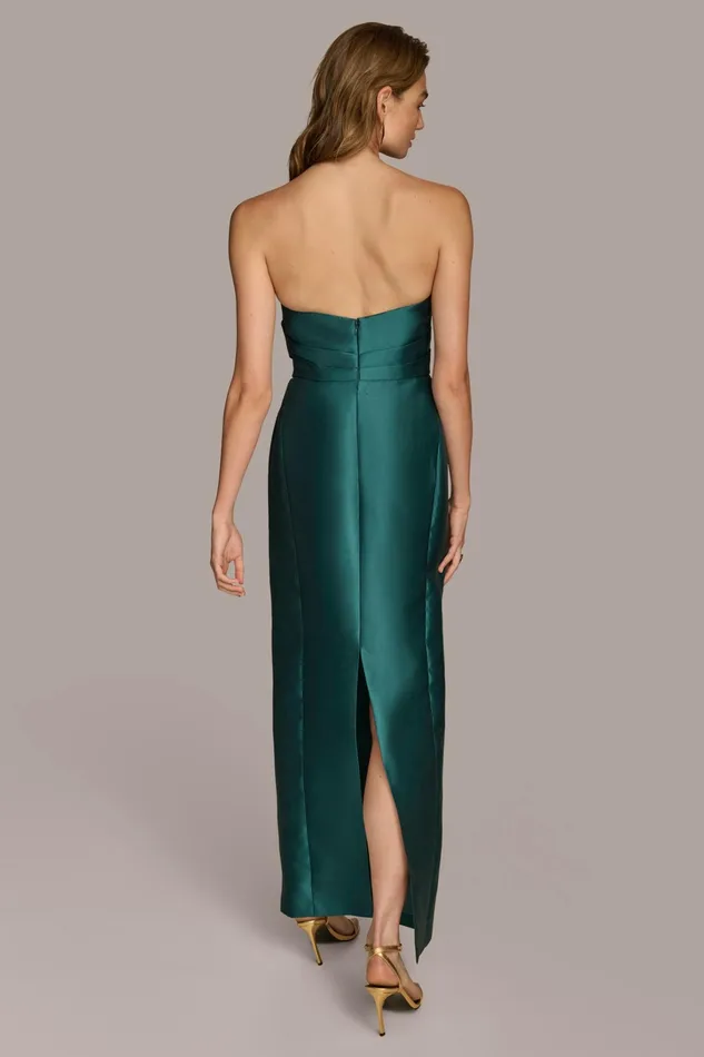 Women Dresses And Jumpsuits Donna Karan SWEETHEART NECKLINE GOWN Spruce