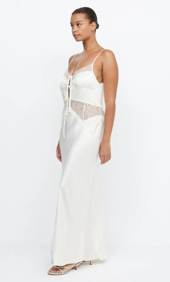Women Dresses Bec Bridge CELINE TIE MAXI DRESS Creamcream