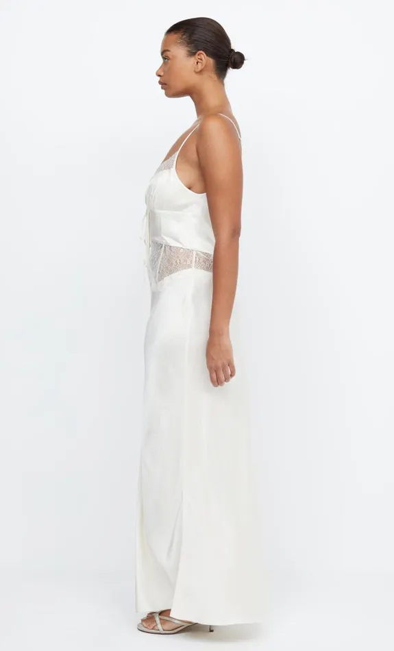 Women Dresses Bec Bridge CELINE TIE MAXI DRESS Creamcream