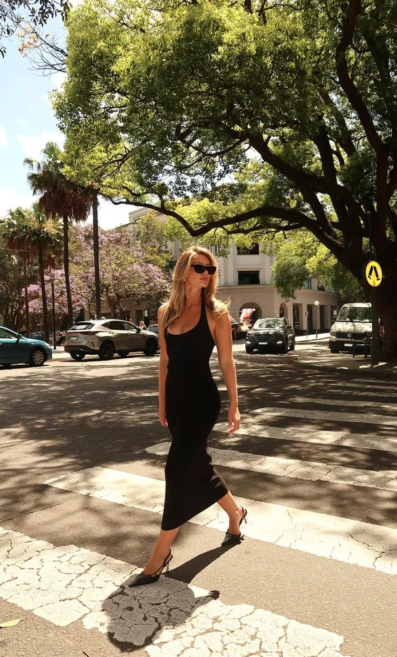 Women Dresses Bec Bridge CYNDIE HALTER MIDI DRESS Black