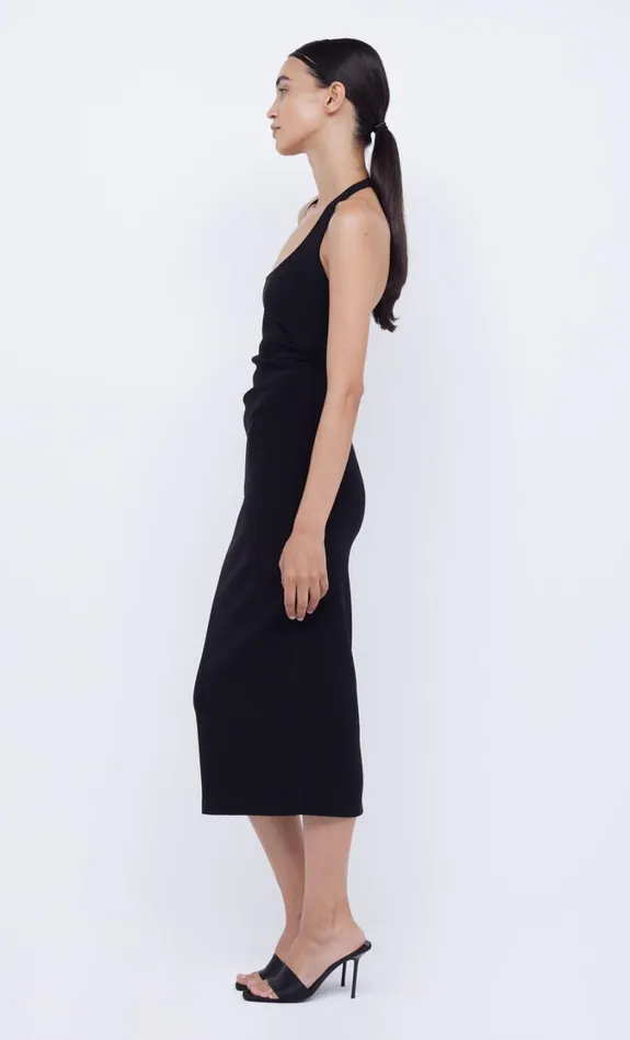 Women Dresses Bec Bridge CYNDIE HALTER MIDI DRESS Black