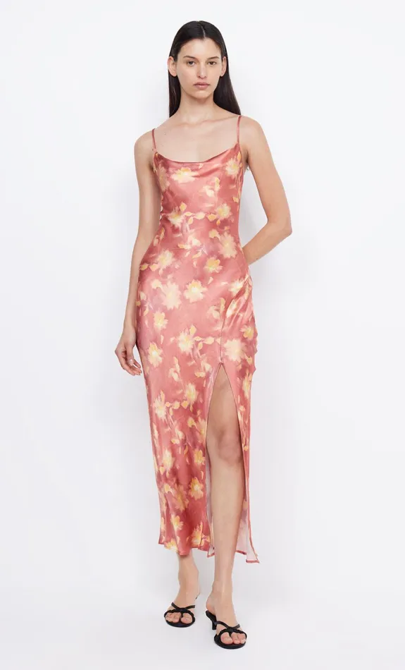 Women Dresses Bec Bridge MARGOT SPLIT MIDI DRESS Lumen Floral