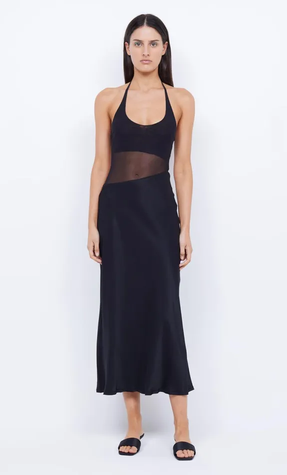 Women Dresses Bec Bridge MARINA ASYM MAXI DRESS Black
