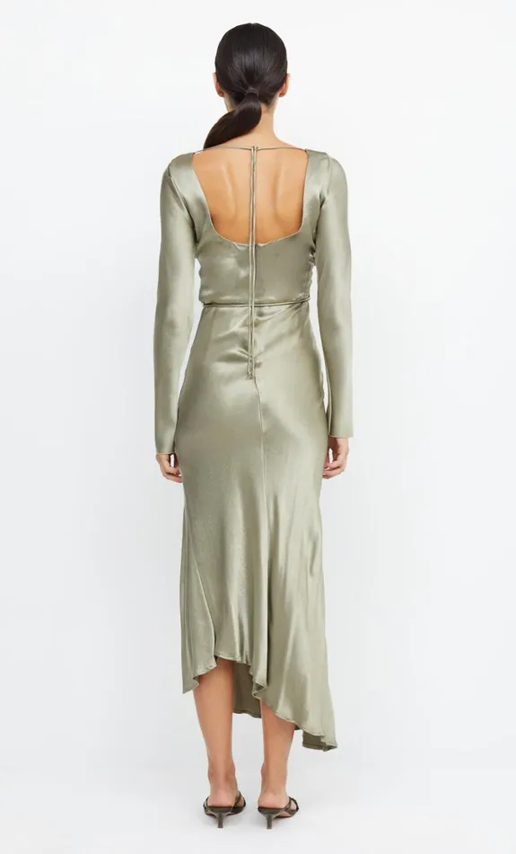 Women Dresses Bec Bridge MOON DANCE LONG SLEEVE MAXI DRESS Sage