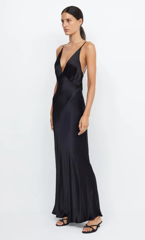 Women Dresses Bec Bridge MOON DANCE V MAXI DRESS Black