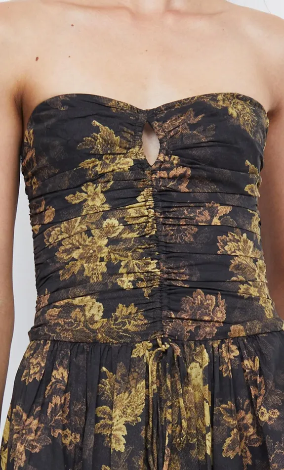 Women Dresses Bec Bridge PALMER STRAPLESS MAXI Jasper Floral