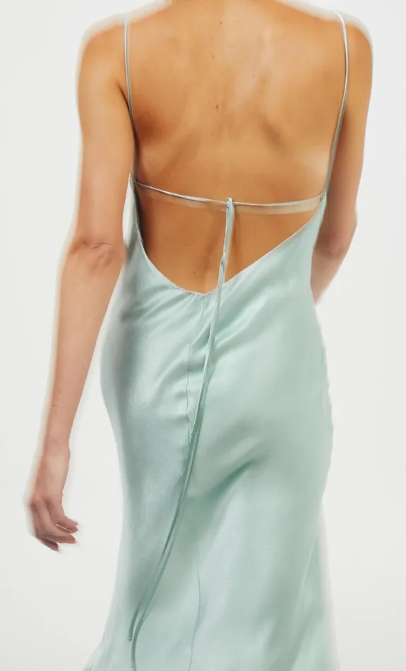 Women Dresses Bec Bridge REN SPLIT MAXI DRESS Seafoam Green