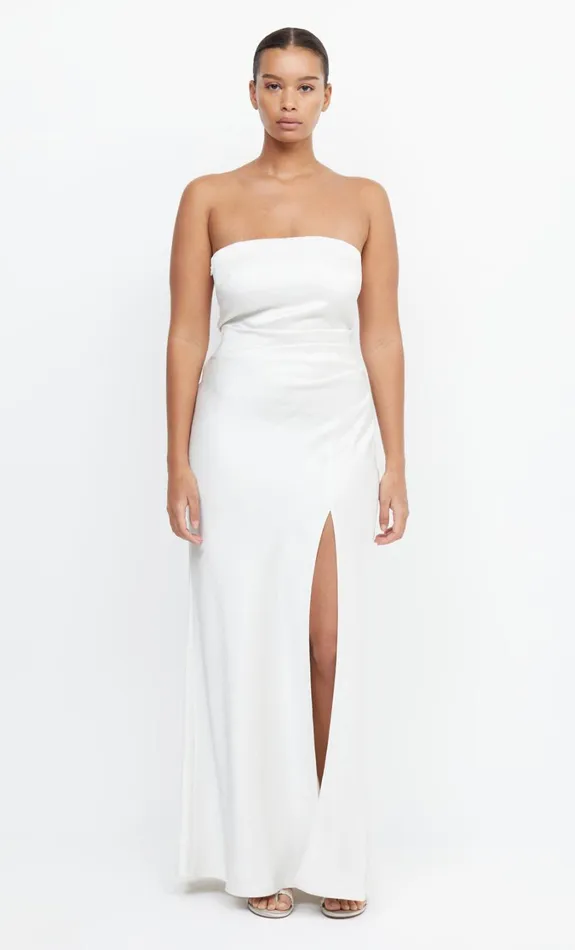 Women Dresses Bec Bridge THE DREAMER STRAPLESS DRESS Ivory