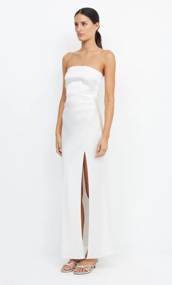 Women Dresses Bec Bridge THE DREAMER STRAPLESS DRESS Ivory