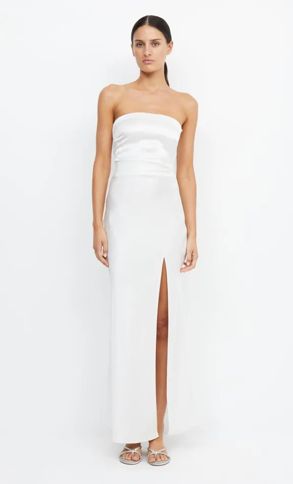Women Dresses Bec Bridge THE DREAMER STRAPLESS DRESS Ivory