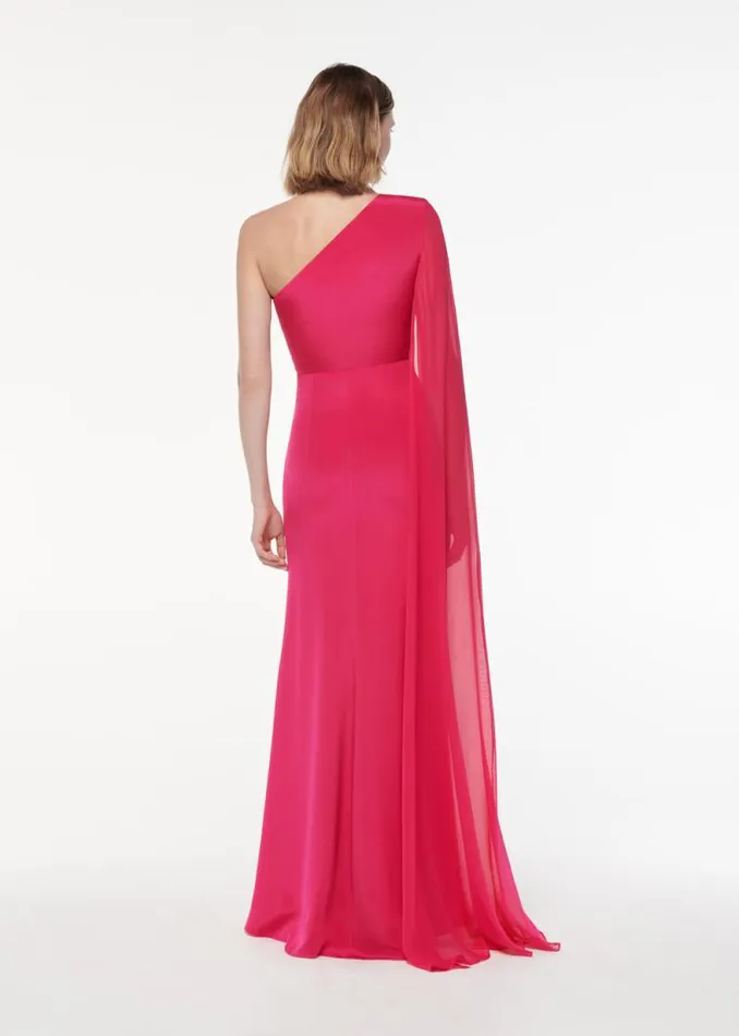 Women Dresses Roland Mouret Asymmetric Silk Gown