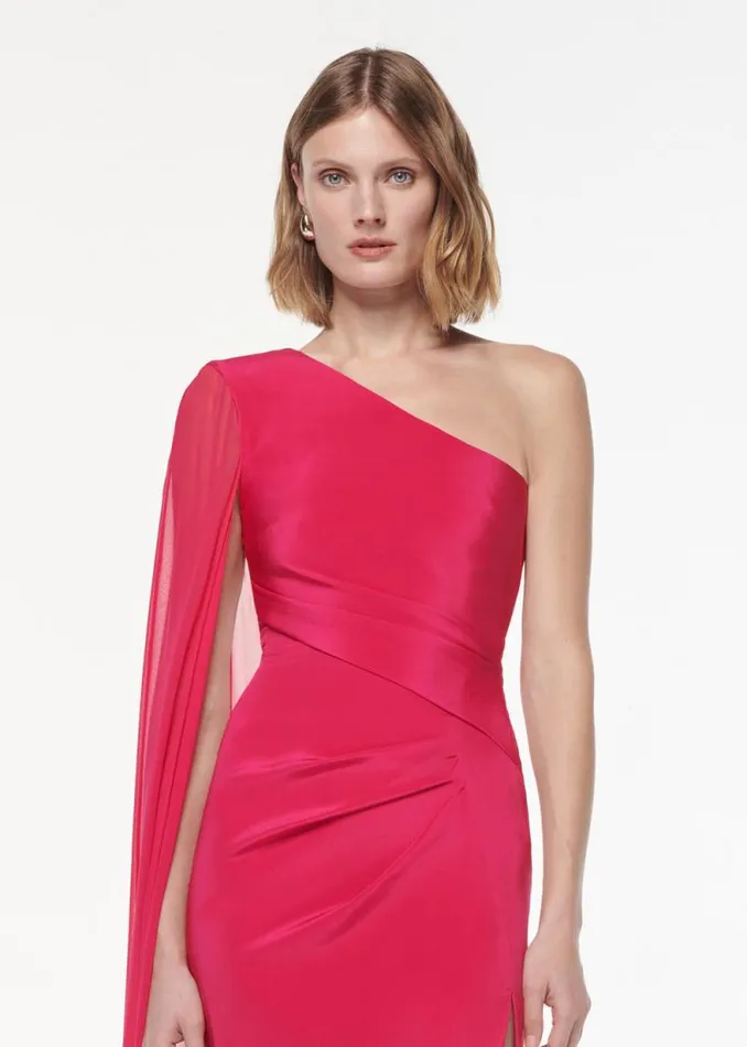 Women Dresses Roland Mouret Asymmetric Silk Gown