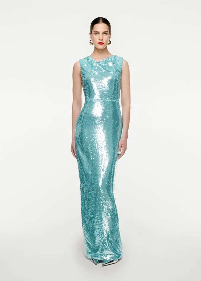 Women Dresses Roland Mouret Sequin Maxi Dress