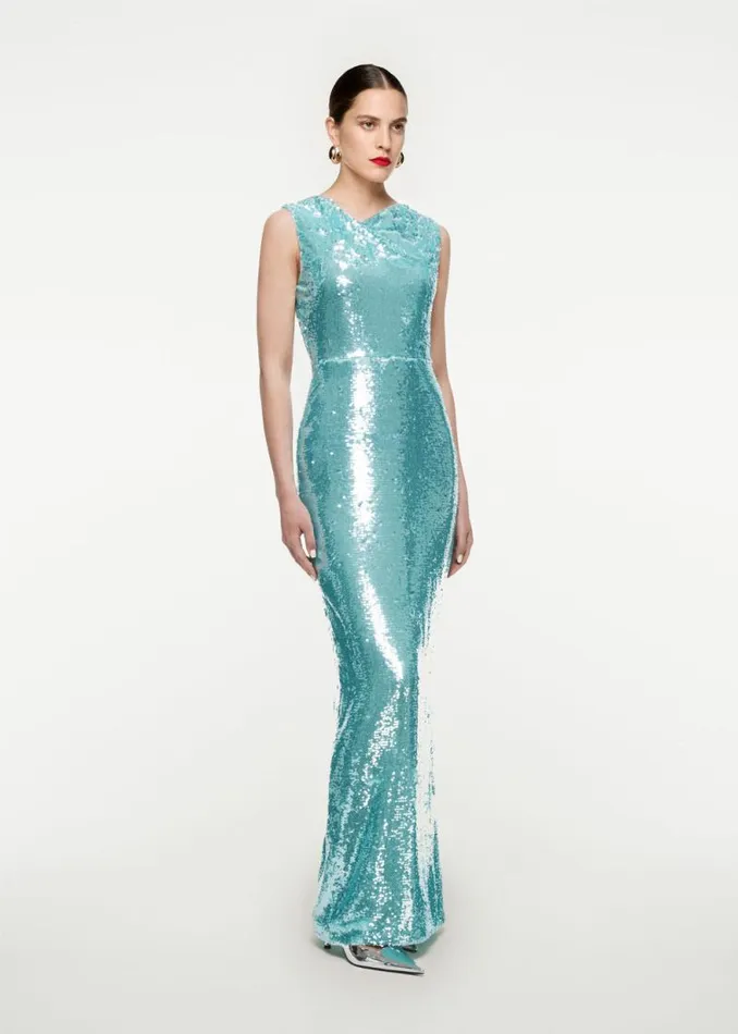 Women Dresses Roland Mouret Sequin Maxi Dress