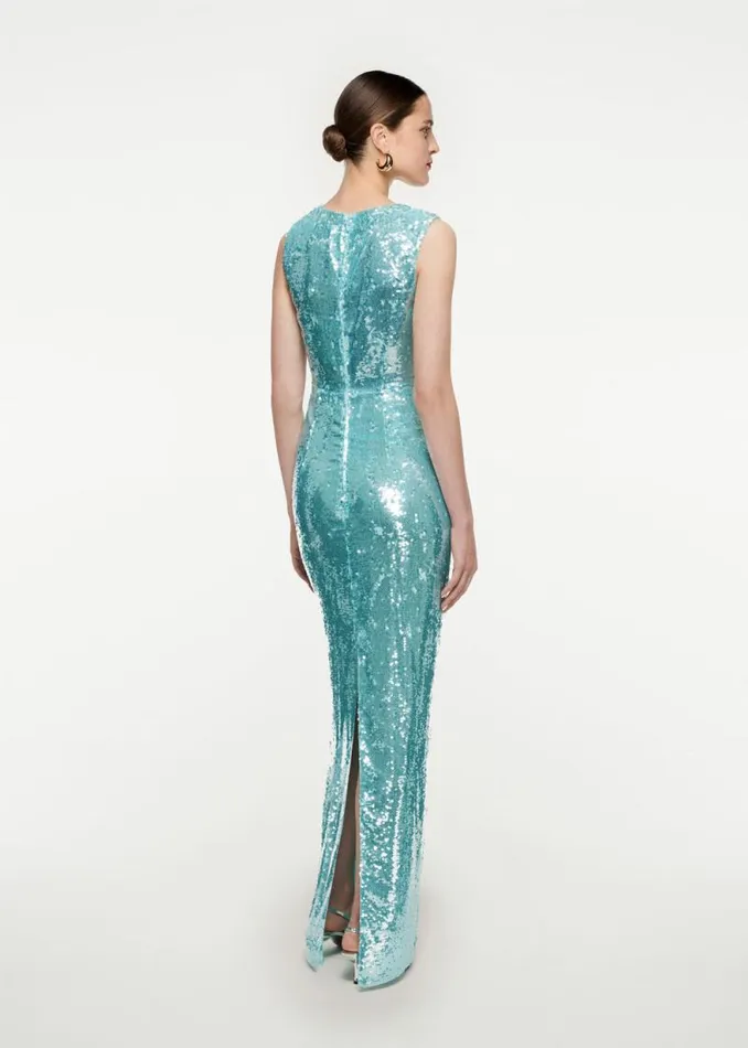 Women Dresses Roland Mouret Sequin Maxi Dress