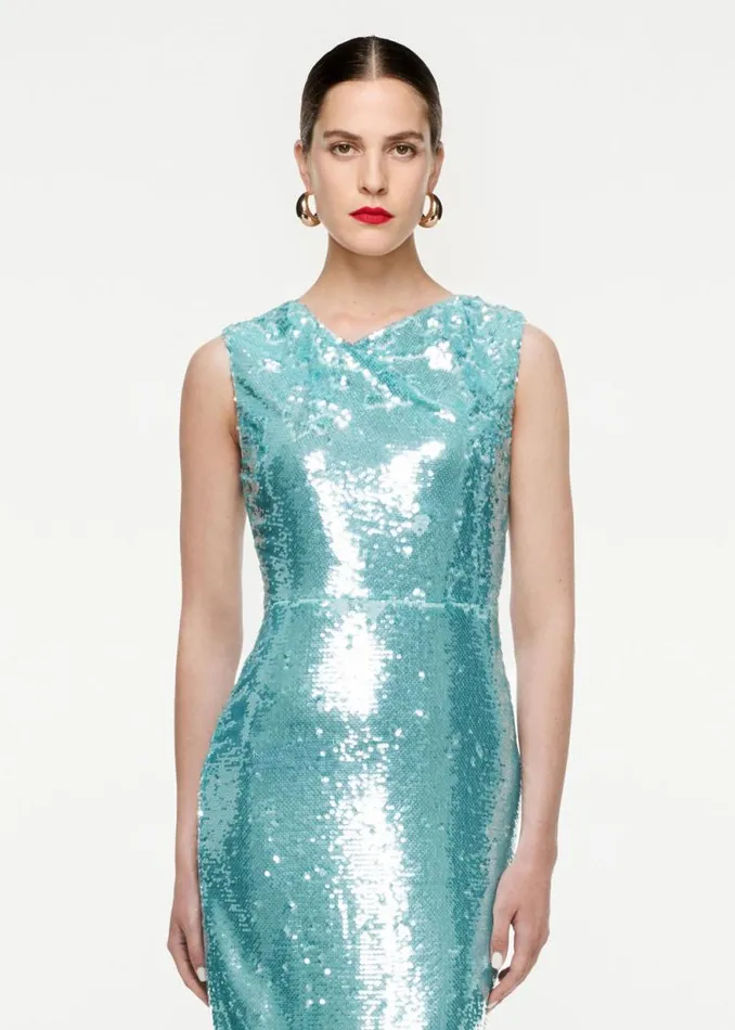 Women Dresses Roland Mouret Sequin Maxi Dress