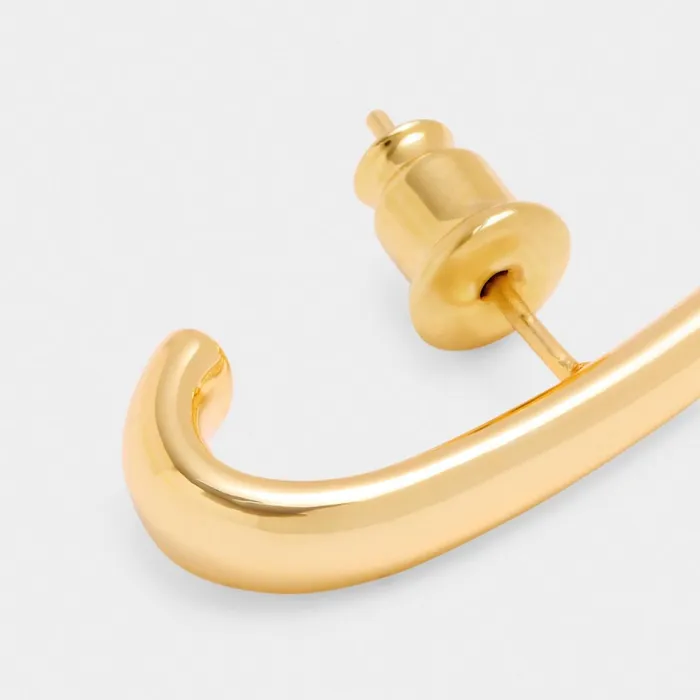 Women Earrings Katie Loxton Izi Waterproof Gold Huggie Earrings