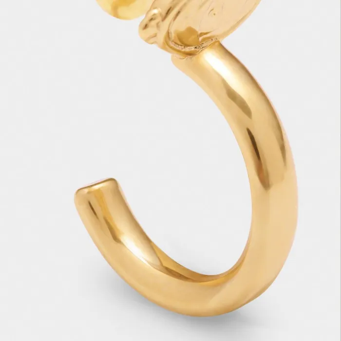 Women Earrings Katie Loxton Protection039 Waterproof Gold Charm Hoop Earrings