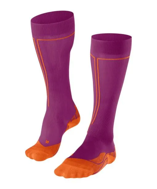 Women Energizing Women Kneehigh Socks Health Radiant Orchid FALKE Compression Socks