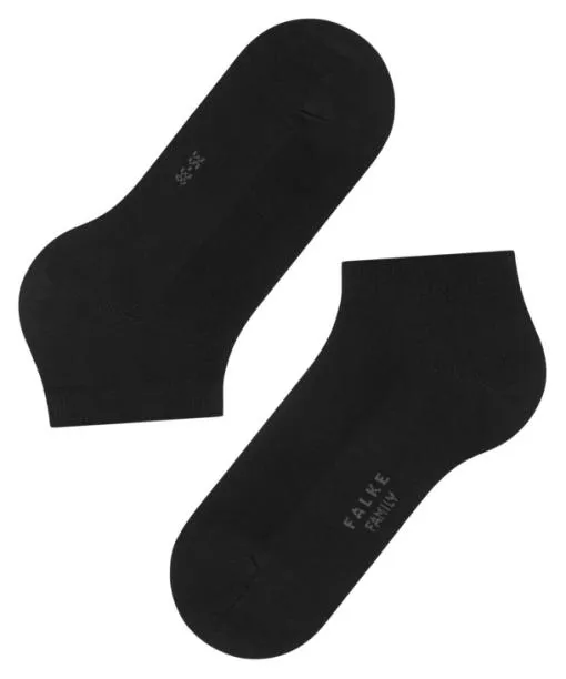 Women Family Women Sneaker Socks Black FALKE Ankle Socks