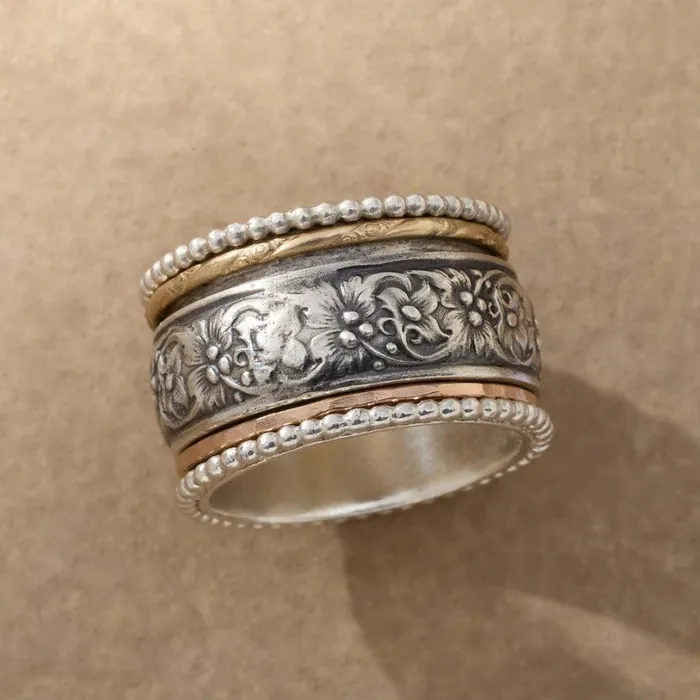 Women Fiorentina Spinner Ring Sundance Catalog Rings