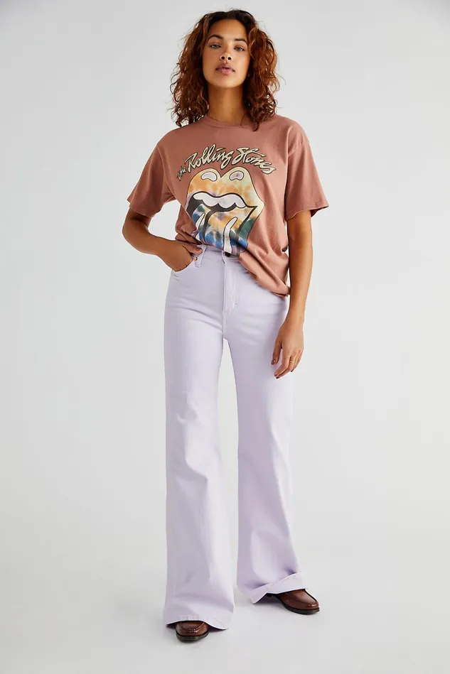 Women Flare Jeans Free People Wrangler Wanderer High Rise Flare Jeans Lavender Fog Women Flare Jeans Free People Wrangler Wanderer High Rise Flare Jeans Lavender Fog