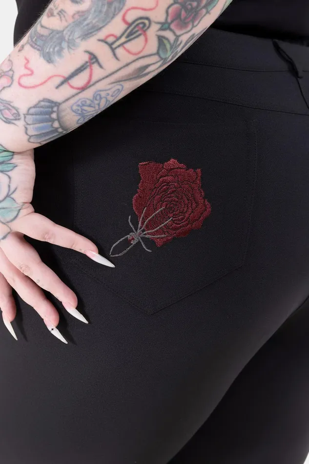 Women Flares Killstar Blood Rose Flares