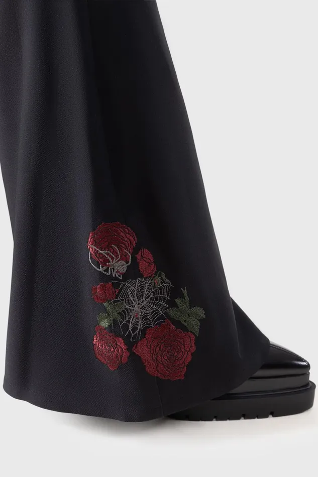 Women Flares Killstar Blood Rose Flares