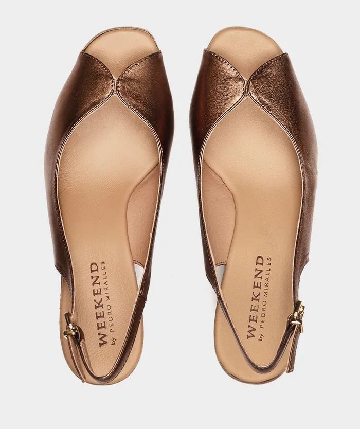 Women Floriana Metallic 8211 Heeled Sandals Pedro Miralles