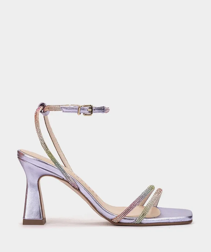 Women Florida Metallic 8211 Heeled Sandals Pedro Miralles