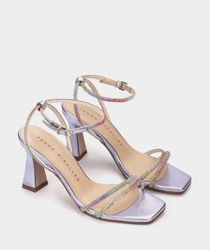 Women Florida Metallic 8211 Heeled Sandals Pedro Miralles