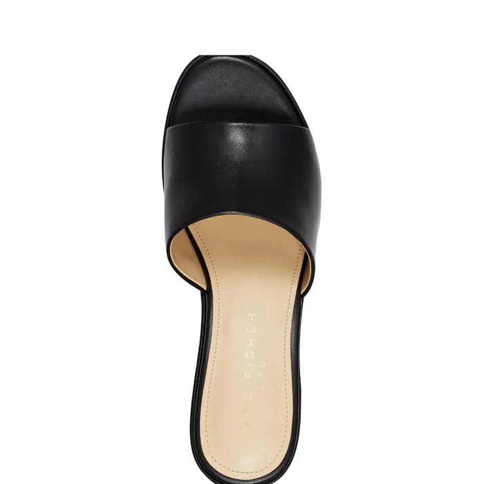 Women Forina Platform Slide Sandal Black Marc Fisher Mules and Slides