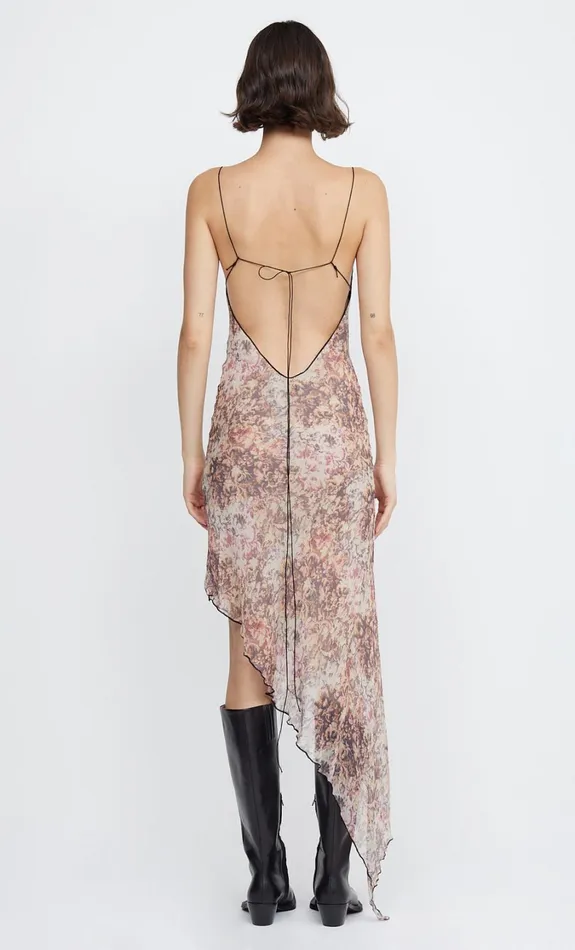 Women Guests Bec Bridge FLORENTINE ASYM MIDI DRESS Versailles Floral