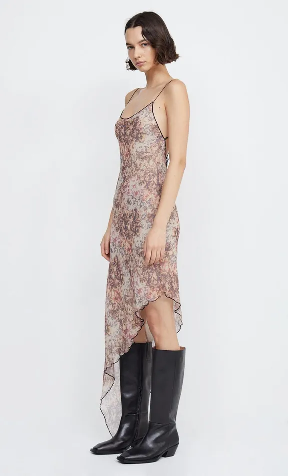 Women Guests Bec Bridge FLORENTINE ASYM MIDI DRESS Versailles Floral