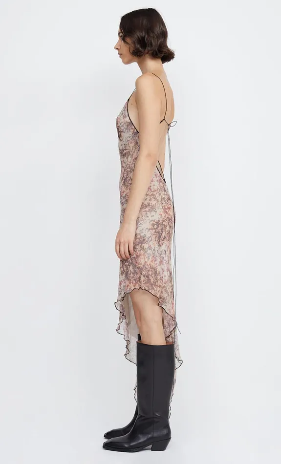 Women Guests Bec Bridge FLORENTINE ASYM MIDI DRESS Versailles Floral