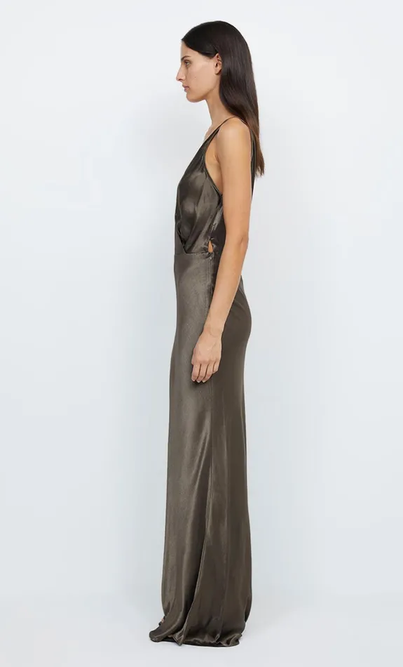 Women Guests Bec Bridge TI AMO V MAXI DRESS Midnight Olive