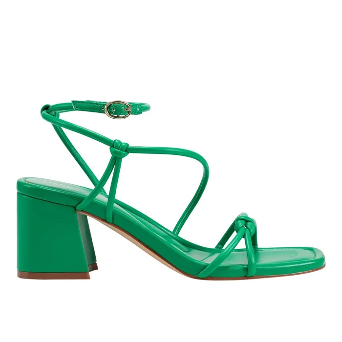 Women Gurion Block Heel Sandal Dark Green Marc Fisher Sandals