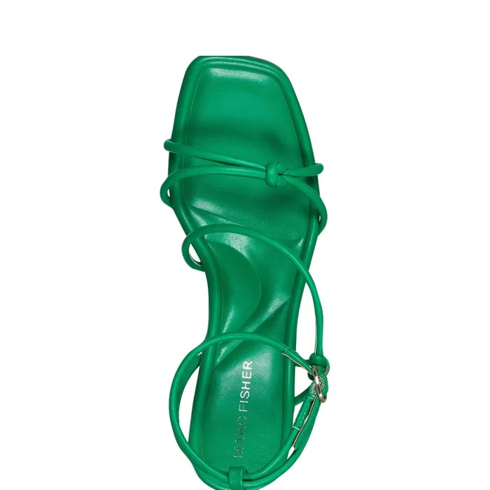 Women Gurion Block Heel Sandal Dark Green Marc Fisher Sandals