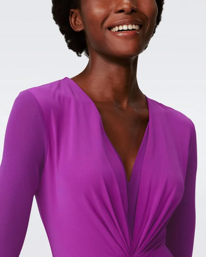 Women Hades Dress Purple Wine DVF Dresses