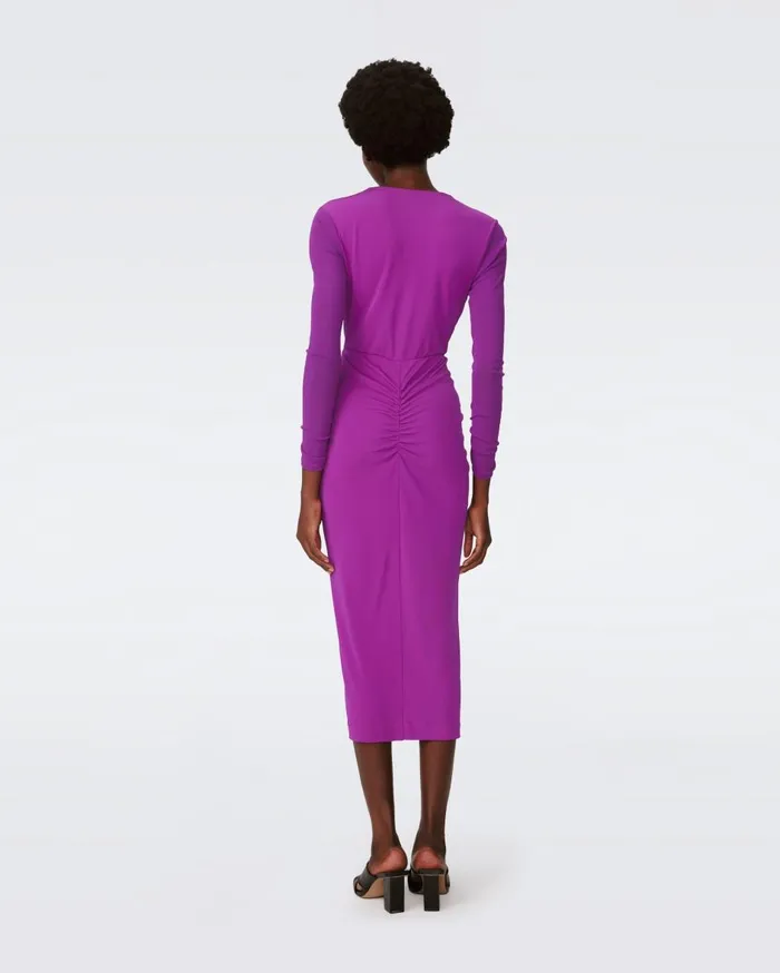 Women Hades Dress Purple Wine DVF Dresses