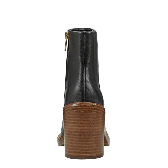 Women Haleena Round Toe Bootie Black Marc Fisher Booties