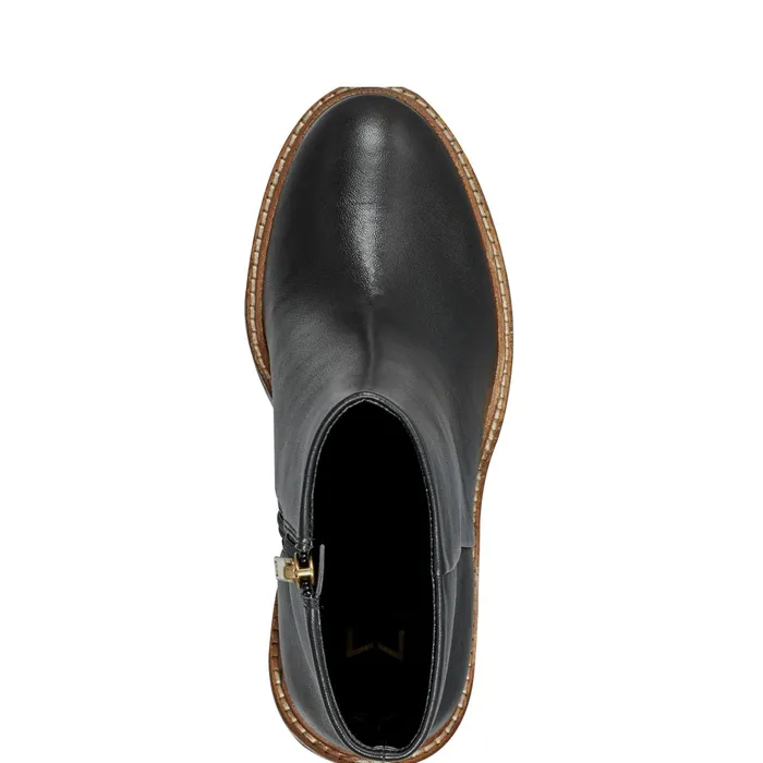 Women Haleena Round Toe Bootie Black Marc Fisher Booties