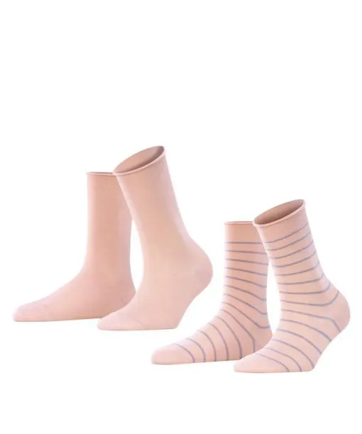 Women Happy Stripe 2Pack Women Socks Blossom FALKE Socks